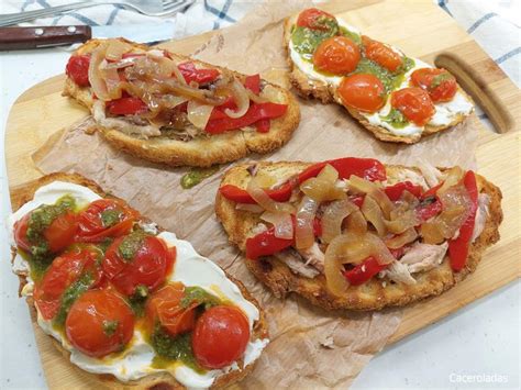 Tostas rápidas fáciles y sabrosas para cenar Recetas Fáciles Reunidas