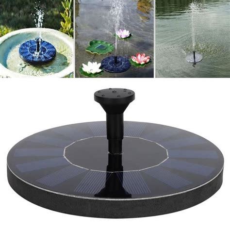 Kit de fontaine d étang de jardin pompe de réservoir d eau solaire