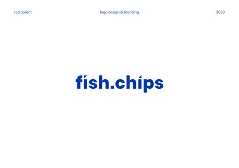 Fish & chips / restaurant logo design, branding :: Behance