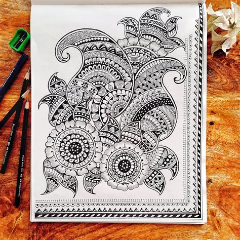 Mandala Doodle Art Atelier Yuwa Ciao Jp