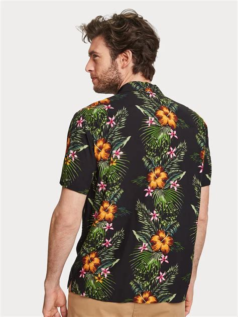 Camisa Estampado Tropical Scotch Soda