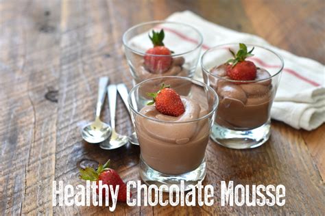 Healthy Chocolate Mousse Nobiggie