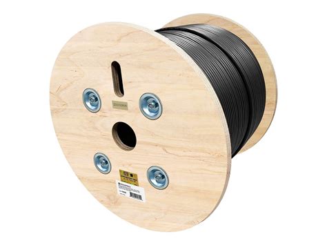 Monoprice Cat6A 1000ft Black CMR UL Bulk Cable TAA Shielded F UTP