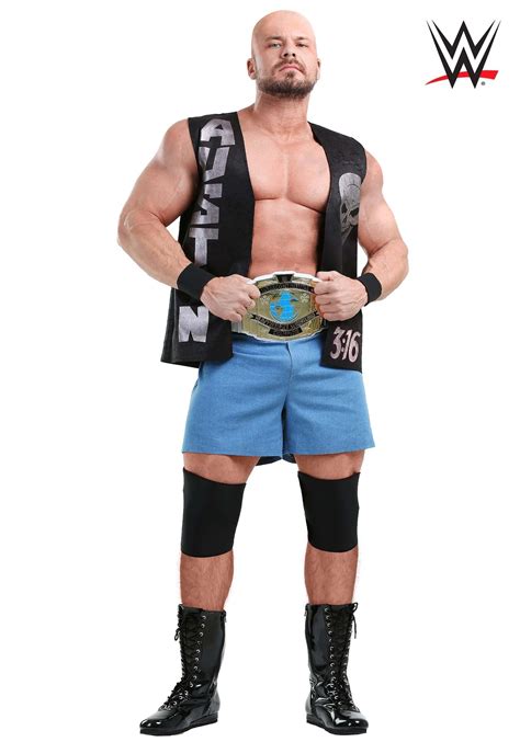 Plus Size Wwe Stone Cold Steve Austin Adult Costume