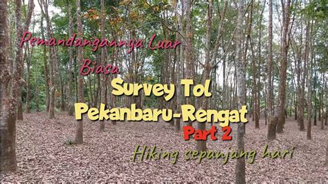 Survey Tol Pekanbaru Rengat Seksi 4 5 Part 2 YouTube