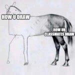 Horse Drawing Meme Generator - Imgflip