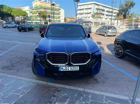 Bmw Xm Marina Bay Blue Shows Up Public Roads