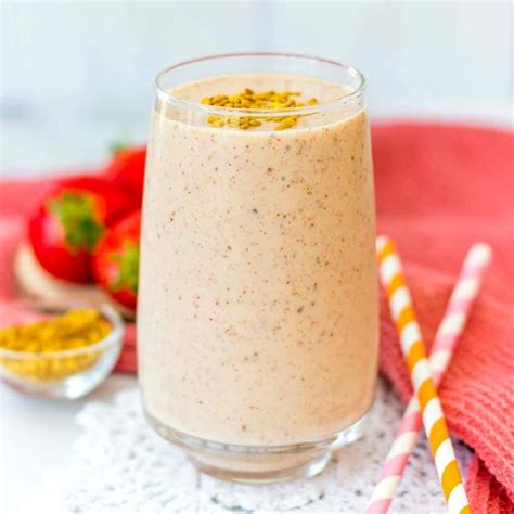 Strawberry Kefir Smoothie Perfect Probiotic Rich Morning Drink