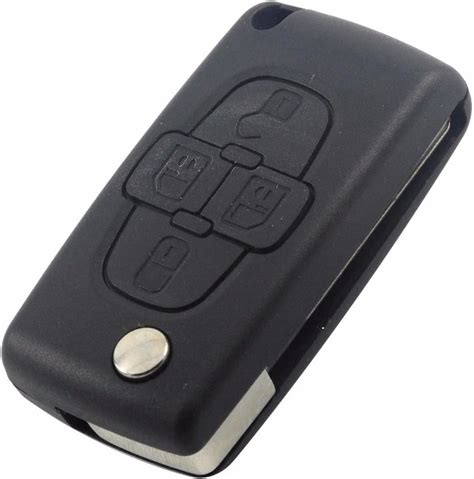 Coque Cl Key Plip Avec Logo Peugeot Touches