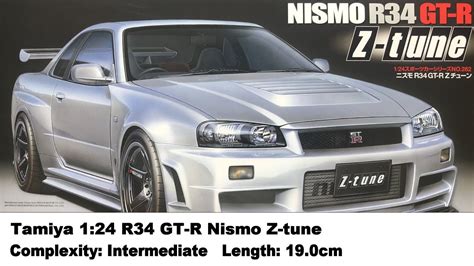 Tamiya 1 24 Nissan R34 GT R NISMO Z Tune Kit Review YouTube