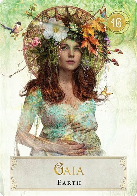 Goddess Power Oracle Gaia Goddess Goddess Art Gaia