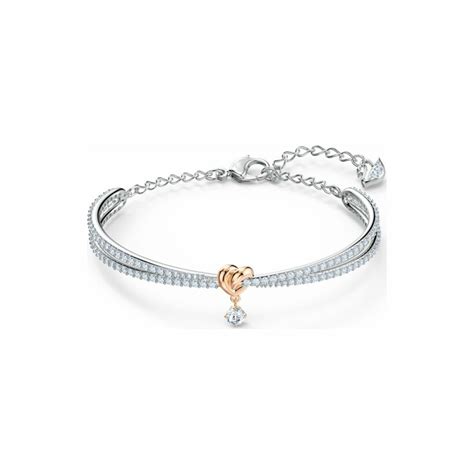 Achat Bracelet Swarovski Tennis Deluxe En Métal Rhodié Et Cristaux