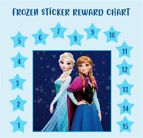 Frozen Sticker Chart Printable