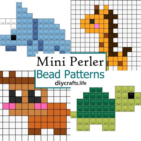 20 Mini Perler Bead Patterns For Fun Crafting Diy Crafts