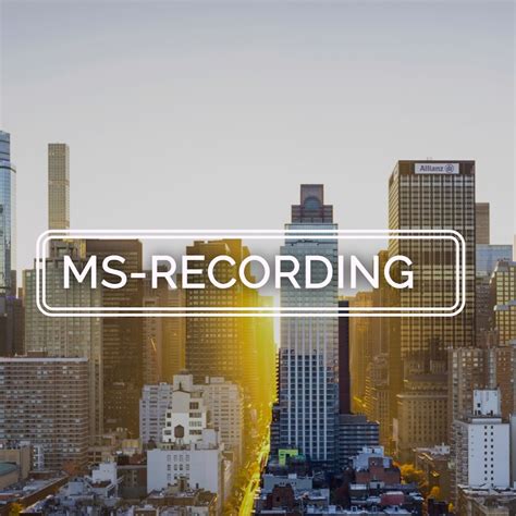 MS-Recording - YouTube