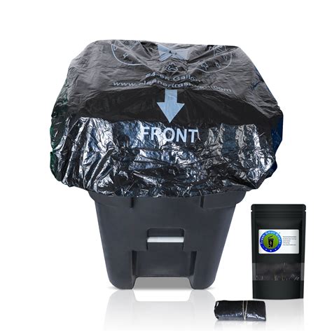 Trash Smell Buster Trash Can Cover Odor Eliminating Bag With Elastic