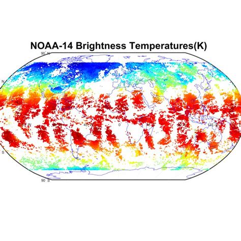 NOAA 14 Brightness Temperatures Observation Data Set NOAA 15