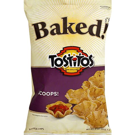 Baked Tostitos Scoops Tortilla Chips Oz Bag Tortilla Foodtown