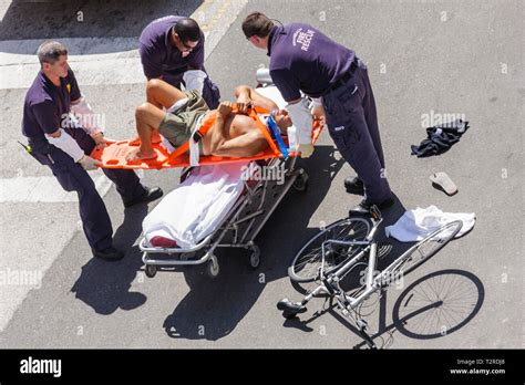 Ambulance On Scene Of Accident Hi Res Stock Photography And Images Alamy