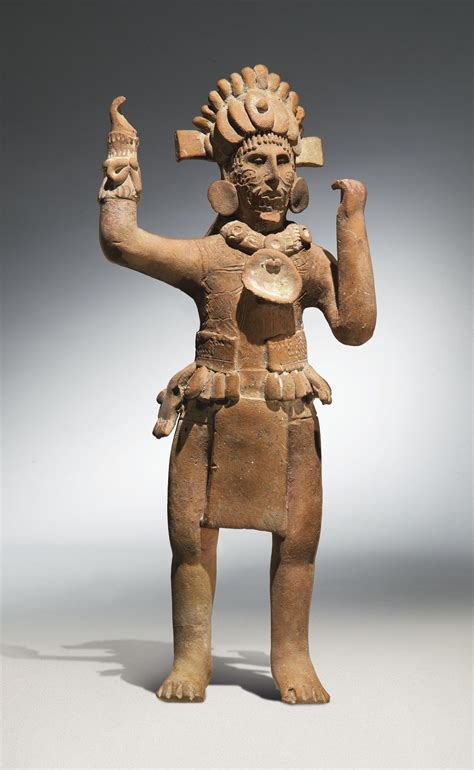 Maya Standing Dignitary Jaina Late Classic Ca A D 550 950 The