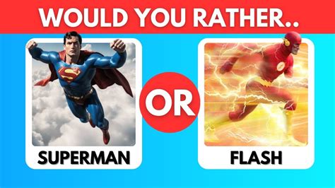 Would You Rather Superpower Edition Quiz 4 Quizc Youtube