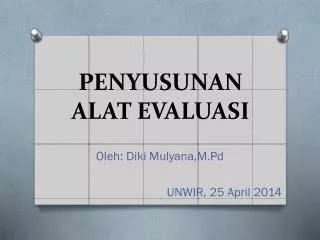 Ppt Evaluasi Proses Pembelajaran Oleh Sudiyatno Powerpoint