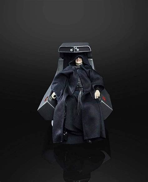 Empereur Palpatine et son trône figurine Black Series Red 6 pouces