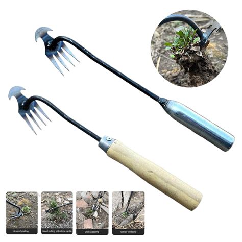 Manganese Steel Garden Weeders Grass Rooting Loose Soil Hand Weeding