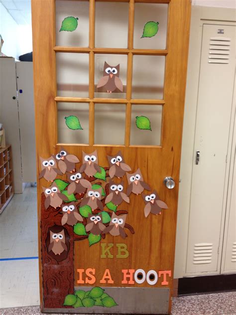 Owl Themed Classroom Door Owl Theme Classroom Preschool Classroom