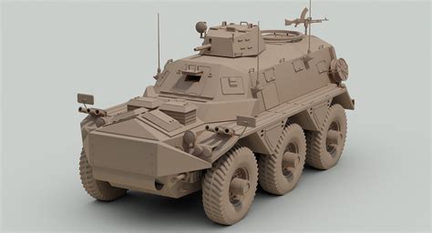 Alvis Saracen Apc D Model Ds Fbx Obj Max Free D