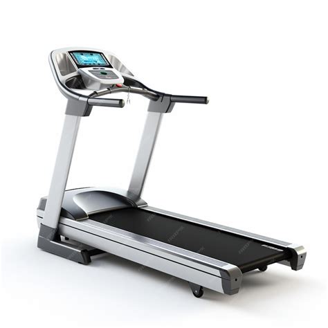 Premium AI Image | Treadmill in white background