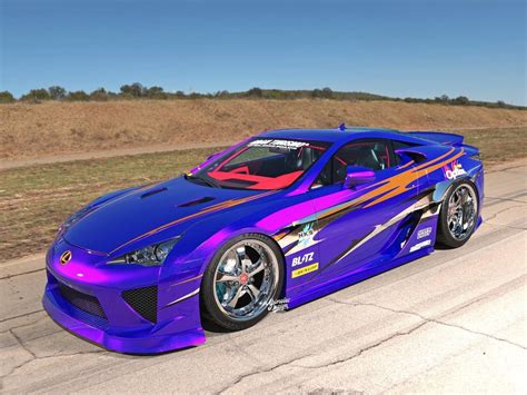 Freestyle Digital Lexus Lfa Mixes Slammed Drift Attitude With Muscle