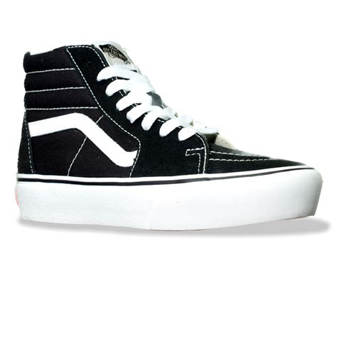 T Nis Vans Sk Hi Plataforma Preto Branco Vn A Tkn Btcasa