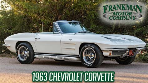 327 V8 1963 Chevrolet Corvette Convertible 327 V8 4 Speed Iconic