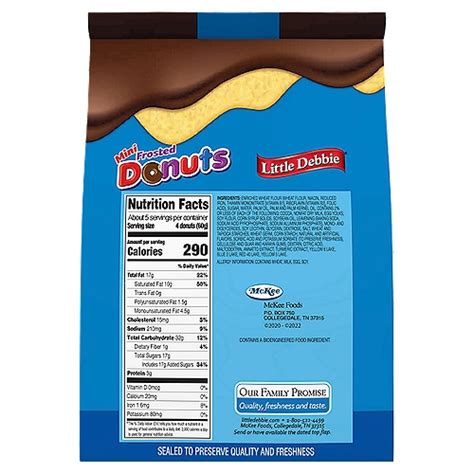 Little Debbie Mini Powdered Donuts Nutrition Facts - Home Alqu