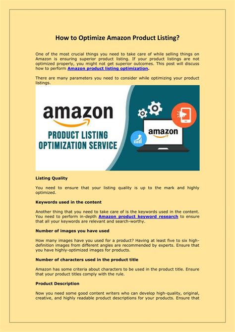 PPT How To Optimize Amazon Product Listing PowerPoint Presentation