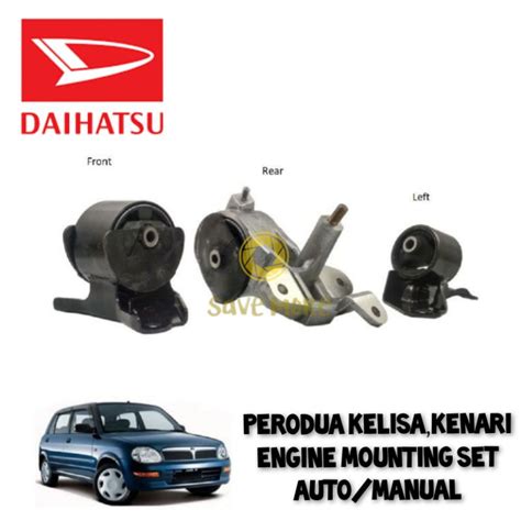 1 YEAR WARRANTY PERODUA KELISA KENARI ENGINE MOUNTING SET AUTO