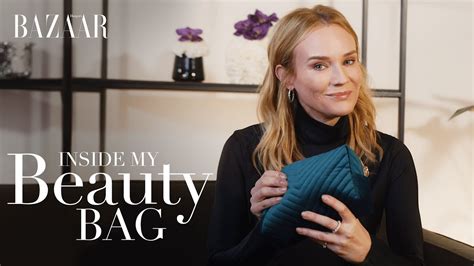 Diane Kruger Inside My Beauty Bag Bazaar UK YouTube