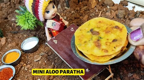 Mini Aloo Paratha Satistfying Miniature Aloo Paratha Dhaba Style