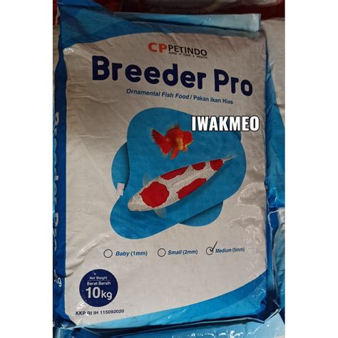 Jual Breeder Pro 10kg Pakan Ikan KOI Ukuran 1mm 2mm 5mm Shopee