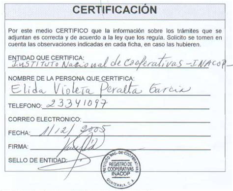 Certificados De Aportacion De Las Sociedades Cooperativas Consejo 71370