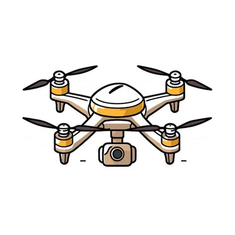 Premium Vector Drone Icon Logo Template Of Flying Drone With Action Camera Vector Illustration