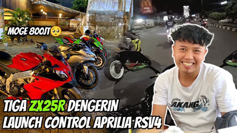 Zx25r Dikasih Paham Launch Control Aprilia Rsv4‼️ Akang Mv Paropo