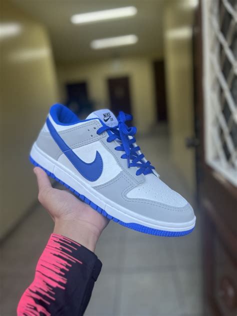 Dunk Low Branco Simbolo Azul Comprar Em Vinicius Sena