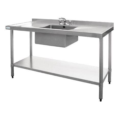 Fregadero De Acero Inox Doble Escurridor 1500mm Vogue U907