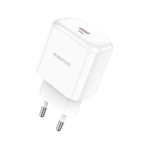 СЗУ Borofone bn3 premium 1xusb-c pd 20w, 3a (белый) 0L-00051167 ...