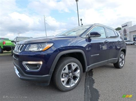 2018 Jazz Blue Pearl Jeep Compass Limited 4x4 122479852 Car Color Galleries