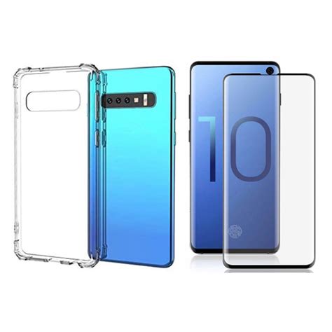 Capinha Antichoque Película Gel 5D Para Samsung Galaxy S10 no Shoptime