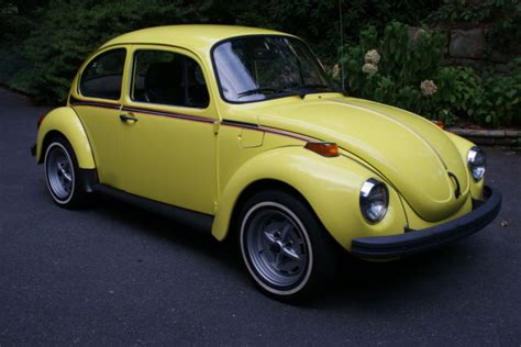 1973 Volkswagen Beetle Classic Special Edition Super Beetle Yellow Sports Bug For Sale