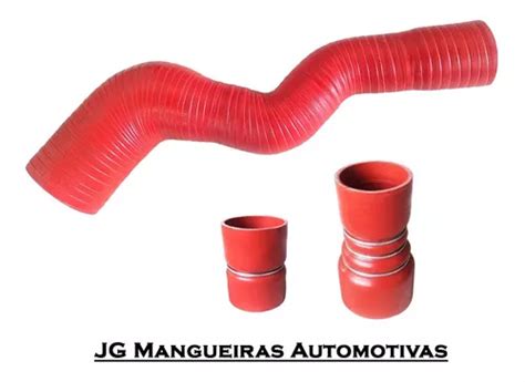 Kit Mangueiras Intercooler F Mwm Cil Vermelho Frete Gr Tis